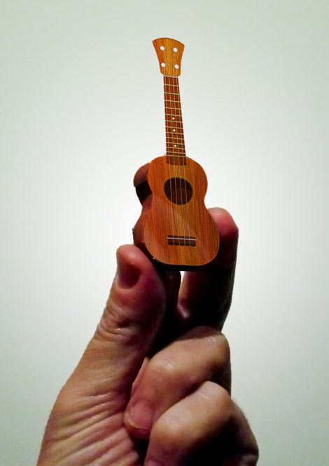 wallpaper ukulele. Papercraft Ukulele